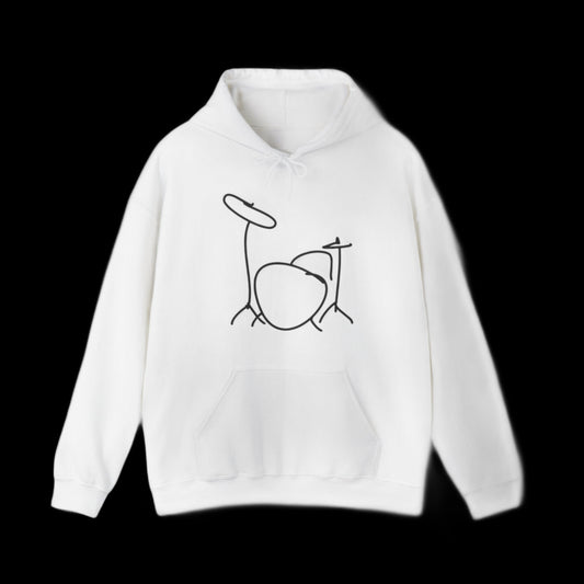 'In The Pocket" Hoodie White